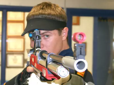 Racer Rifle Scores Win Over Nebraska Image