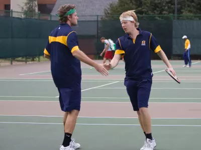 Men's Tennis Falls in Regular Season Finale Image
