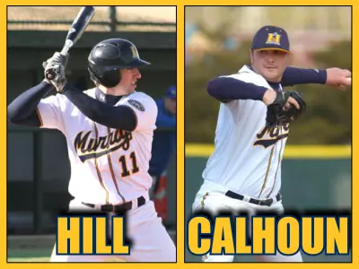 Calhoun and Hill Sweep Weekly OVC Honors Image