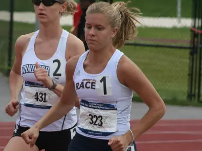 Racers in Eighth Place After First Day at OVC Championships Image
