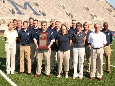 MSU Athletics Wins OVC Commissioner's Cup Award Image