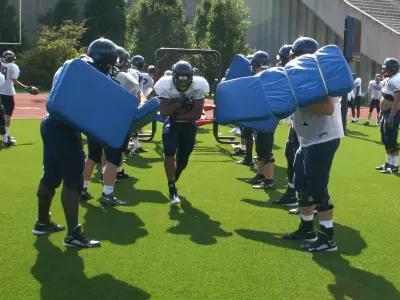 Racers Complete First Two-A-Day Session Image