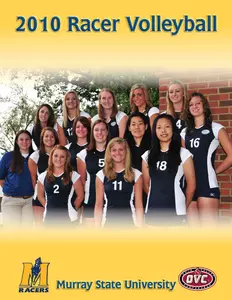 2010 Volleyball Media Guide Cover