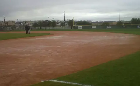wet field