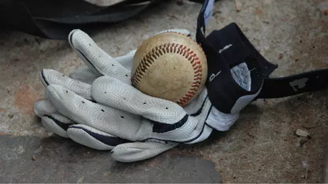 ball and gloves