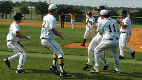 Postgame celebration vs TTU