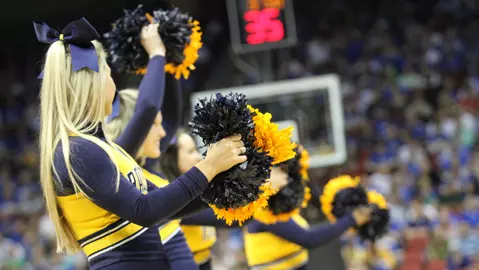 Cheerleaders at NCAA