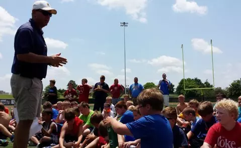 Hatcher at Future Racer Camp