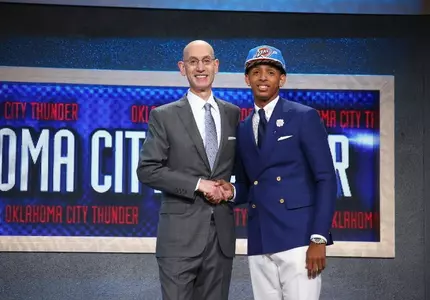 Cameron Payne & Adam Silver