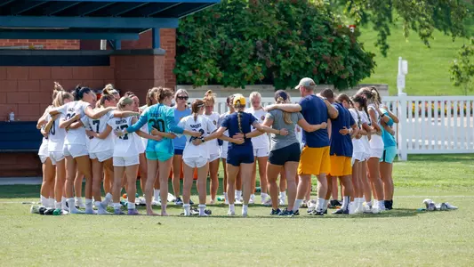 Women's soccer team after Chattanooga exhibition match