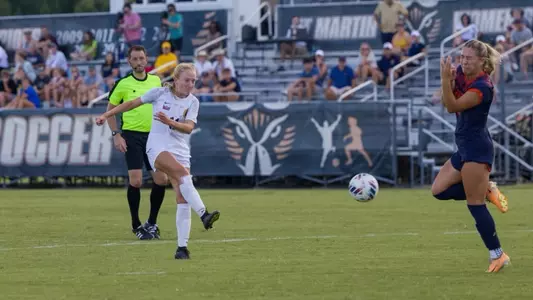 Hailey Cole scoring the game-winner at UT Martin on 9-3-2023