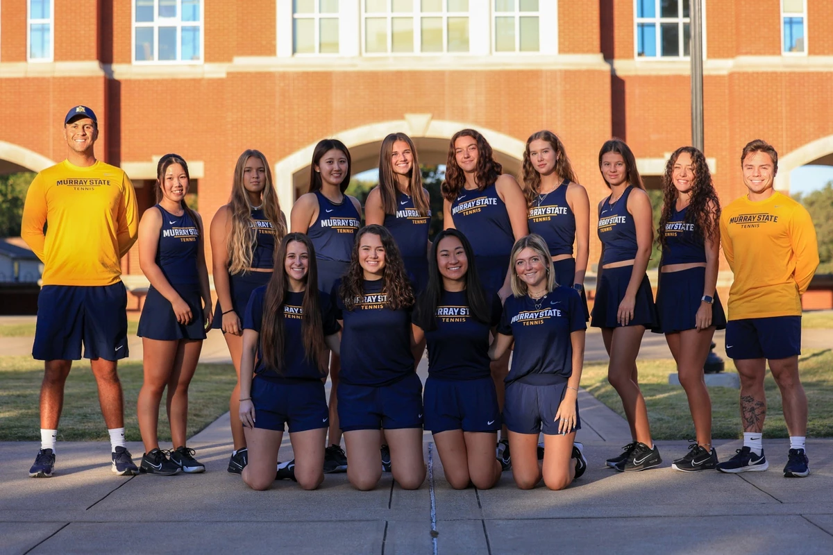 2024-25 Murray State women's tennis team photo