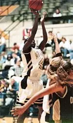 Ekpe Akpaffiong scored 14 points off of the bench for the Tigers.