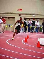 Junior Derrick Peterson Won His Second Straight NCAA Title in the Men's 800 Meters.