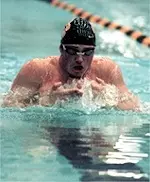 Mike Tucker placed 5th in the 100 breaststroke in a school record time of 55.23 seconds.