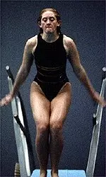 Sophomore Erin Wilke established a new record in Platform Diving at the 2000 Big 12 Championships