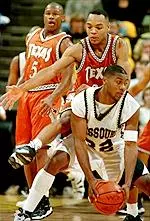 John Woods scored<br>22 points, with five<br>3-pointers in 80-57<br>win over Nebraska.