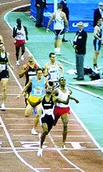 Two-time National Champion Derrick Peterson came up just short of qualifying for USATF second round