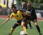 Senior Nikki Thole scored two goals in the match.