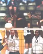 Juniors Naaron Branson (left) and Krista Johnson (right) had big nights for Mizzou against UT