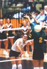 Sophomore Lisa Morris led the way once again for the Tigers with 20 kills against Baylor