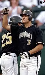 Mike Rallo delivered the game-winning hit against rival Kansas on Tuesday.