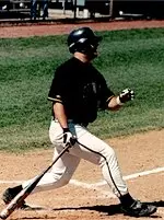 Jon Williams' tripled off the fence Tuesday night to drive in the winning run.