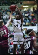 Amanda Lassiter scores fourth double-double with 22 points and 10 rebounds.