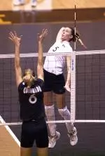 Sophomore Ashlee Johns put down a carer and team-high 25 kills in the Tigers 3-2 win over Texas