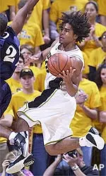 Wesley Stokes goes up for a shot against Jackson State Thursday.