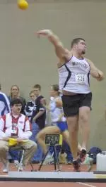 Sophomore Christian Cantwell has another big performance in the shot put at the Iowa State Classic Feb. 9-10