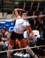 Senior Kristen Johnson recorded 10 kills and a .667 hitting percentage in the match