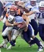 Justin Smith finished his rookie season with 8.5 sacks and 41 tackles.