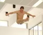 Senior Jamie Sweeney qualified for NCAA Zones in the 3-Meter