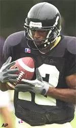 Justin Gage caught six balls for 37 yards in Saturday's game against Iowa State.