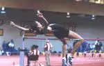 Christi Myers provisionally qualified in the high jump Feb. 2.