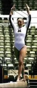 Lindsay Davis threw a 9.725 on a new vault against ISU.