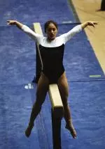 Freshman Ashley Asraf recorded career high marks on the vault, bars and beam against TWU.