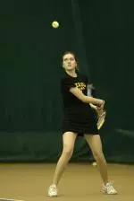 Freshman Yelena Olshanskaya had big wins today