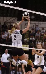 Senior Lindsey Hunter, had five aces tonight