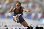 Tiger post-collegian Fiona Asigbee at the 2004 USATF Olympic Trials (Getty Images)