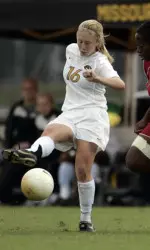 Freshman Kristin Andrighetto scored her fourth goal of the season against Oklahoma