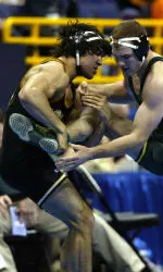 Senior Matt Pell hit the 100-win mark tonight against Ohio State.