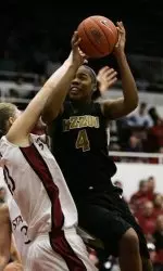 Freshman Jessra Johnson scored a career-high 12 points in 15 minutes on Tuesday night.