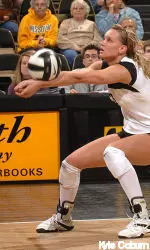 Senior Jessica Vander Kooi scored 12 kills and three aces on senior night