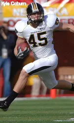 Chase Coffman caught two scoring passes for Missouri. (File Photo)