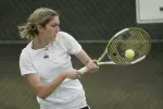 Missouri junior Yelena Olshanskaya defeated Air Force's Kat Bushey at No. 1 singles