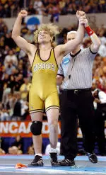 Ben Askren won the NCAA Championship at 174 pounds