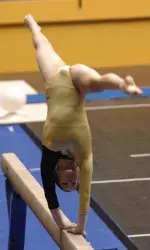 Sophomore Alicia Hatcher notched a career high 9.900 on beam