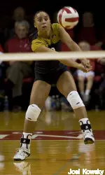 Frosh DS Caitlyn Vann collected six kills in a Tiger line-up pinch